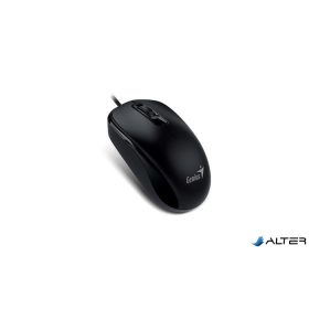   Egér, vezetékes, optikai, normál méret, USB, GENIUS 'DX-120', fekete