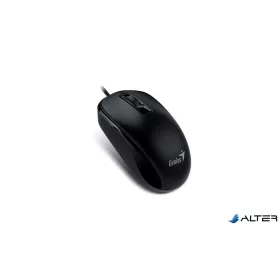   Egér, vezetékes, optikai, normál méret, USB, GENIUS 'DX-120', fekete