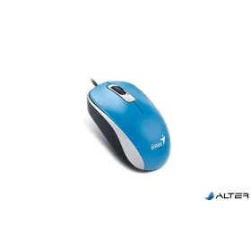   Egér, vezetékes, optikai, normál méret, USB, GENIUS "DX-120", kék