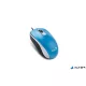 Egér, vezetékes, optikai, normál méret, USB, GENIUS "DX-120", kék