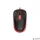 Egér, vezetékes, optikai, normál méret, USB, GENIUS "DX-123", fekete-piros