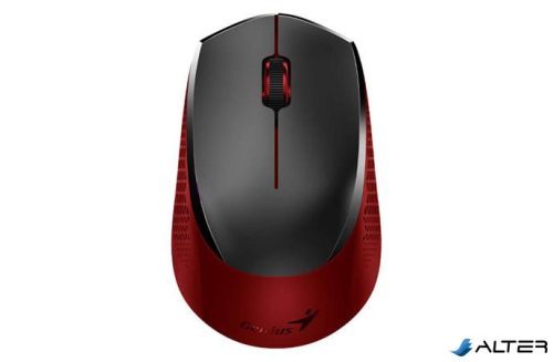 Egér, vezeték nélküli, optikai, GENIUS "NX-8000S", piros