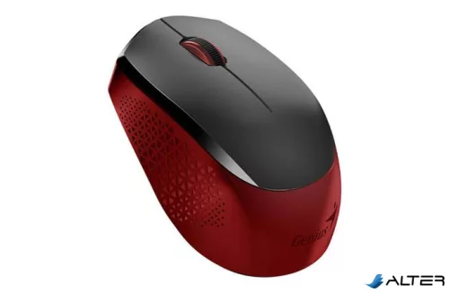 Egér, vezeték nélküli, optikai, GENIUS "NX-8000S", piros