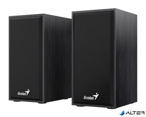 Hangszóró, 2.0, 6W, USB táp, GENIUS "SP-HF180", fekete
