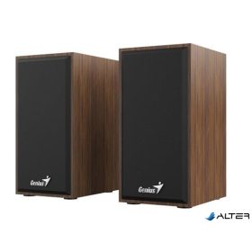   Hangszóró, 2.0, 6W, USB táp, fa burkolat, GENIUS 'SP-HF180', barna