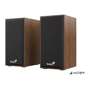   Hangszóró, 2.0, 6W, USB táp, fa burkolat, GENIUS "SP-HF180", barna