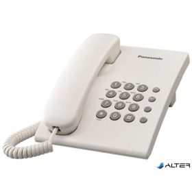   Telefon, vezetékes, PANASONIC "KX-TS500HGW", fehér