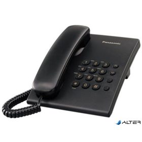  Telefon, vezetékes, PANASONIC "KX-TS500HGB", fekete