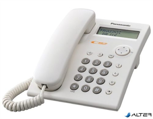 Telefon, vezetékes, hívófél azonosító, PANASONIC "KX-TSC11HGW"