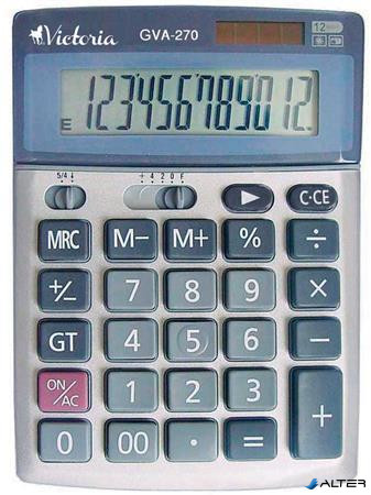 Számológép, asztali, 12 számjegy, VICTORIA OFFICE, "GVA-270"