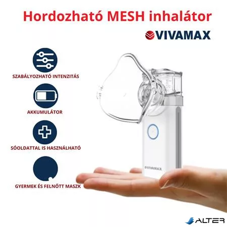 Hordozható MESH inhalátor