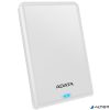 2,5" HDD (merevlemez), 1TB, USB 3.2 Gen1, ADATA "HV620S", fehér