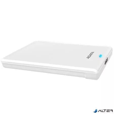 2,5" HDD (merevlemez), 1TB, USB 3.2 Gen1, ADATA "HV620S", fehér
