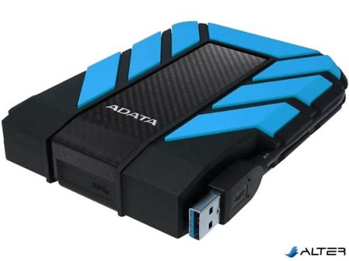 2,5" HDD (merevlemez), 1TB, USB 3.2 Gen1, ütésálló, ADATA "HD710P", kék