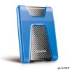 2,5" HDD (merevlemez), 2TB, USB 3.2 Gen1, ütésálló, ADATA "HD650", kék
