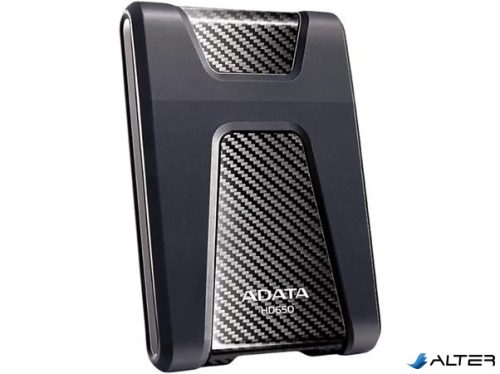 2,5" HDD (merevlemez), 2TB, USB 3.2 Gen1, ütésálló, ADATA "HD650", fekete