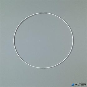 Fém karika, fehér, EFCO, 18 cm