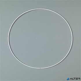 Fém karika, fehér, EFCO, 25 cm