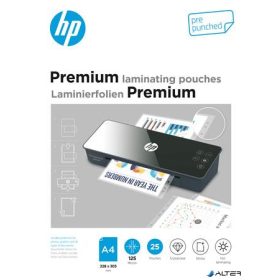   Meleglamináló fólia, 125 mikron, A4, fényes, 25 db, HP 'Premium'