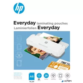   Meleglamináló fólia, 80 mikron, A6, fényes, 25 db, HP 'Everyday'
