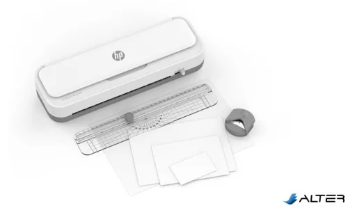 Laminálógép, A4, 80-125 mikron, HP "Onelam 400", fehér