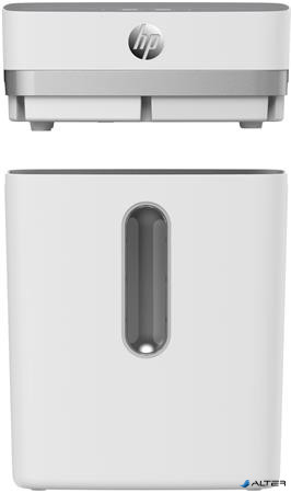 Iratmegsemmisítő, konfetti, 12 lap, HP "Oneshred 12CC", világosszürke