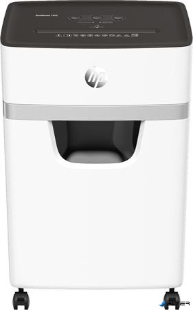Iratmegsemmisítő, konfetti, 15 lap, HP 'Oneshred 15CC', világosszürke