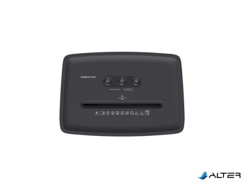 Iratmegsemmisítő, konfetti, 15 lap, HP "Oneshred 15CC", világosszürke