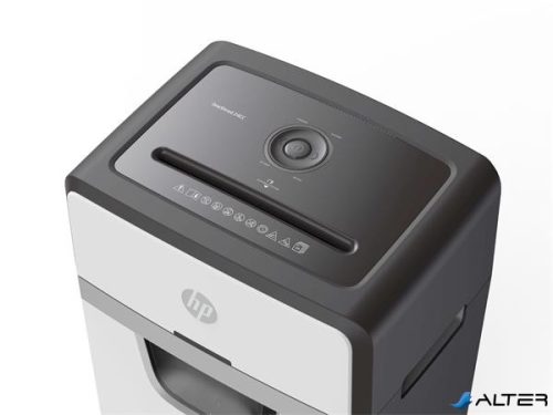 Iratmegsemmisítő, konfetti, 24 lap, HP "Oneshred 24CC", világosszürke