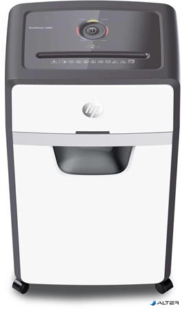 Iratmegsemmisítő, mikrokonfetti, 16 lap, HP "Oneshred 16MC", világosszürke
