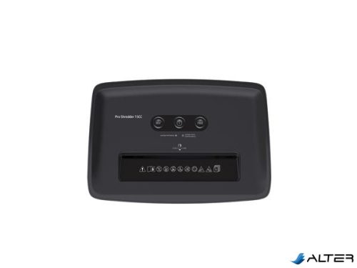 Iratmegsemmisítő, konfetti, 15 lap, HP "Pro Shredder 15CC", sötétszürke