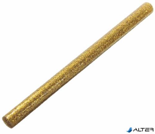 Csillámos ragasztó stick, ragasztópisztolyhoz, 3 db, 11 x 200 mm, arany