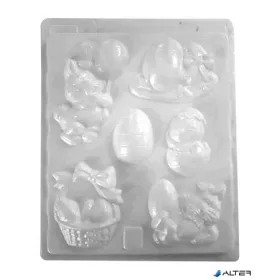 Öntőforma, fehér, húsvéti