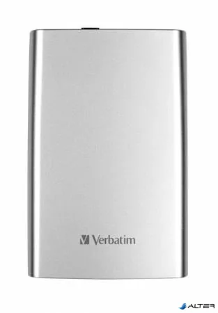 2,5" HDD (merevlemez), 1TB, USB 3.2 GEN 1, VERBATIM, ezüst