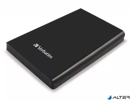 2,5" HDD (merevlemez), 1TB, USB 3.0, VERBATIM, fekete