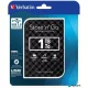 2,5" HDD (merevlemez), 1TB, USB 3.2 GEN 1 VERBATIM "Store n Go", fekete