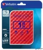2,5" HDD (merevlemez), 1TB,  USB 3.0, VERBATIM "Store n Go, piros