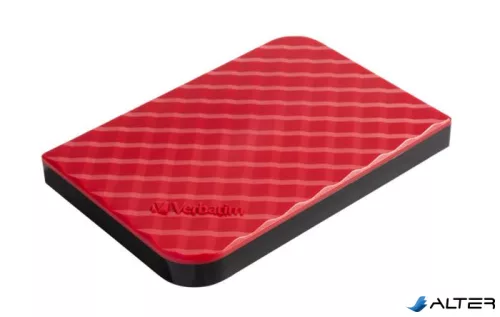 2,5" HDD (merevlemez), 1TB,  USB 3.0, VERBATIM "Store n Go, piros