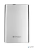 2,5" HDD (merevlemez), 2TB, USB 3.2 GEN 1, VERBATIM, ezüst