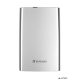 2,5' HDD (merevlemez), 2TB, USB 3.0, VERBATIM, ezüst