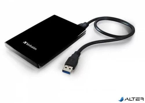 2,5" HDD (merevlemez), 2TB, USB 3.0, VERBATIM, fekete