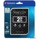 2,5" HDD (merevlemez), 2TB, USB 3.2 GEN 1, VERBATIM "Store n Go", fekete