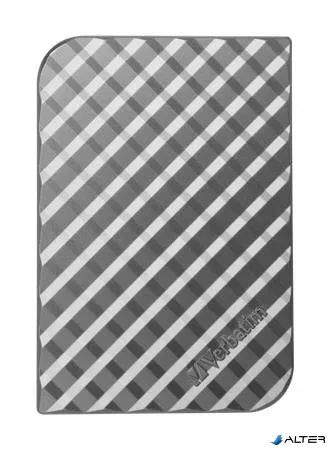 2,5" HDD (merevlemez), 2TB, USB 3.2 GEN 1, VERBATIM "Store n Go", ezüst