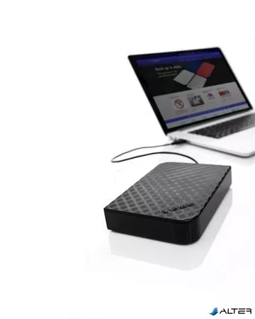 3,5" HDD (merevlemez), 2TB, USB 3.2 GEN 1, VERBATIM "Store n Save"