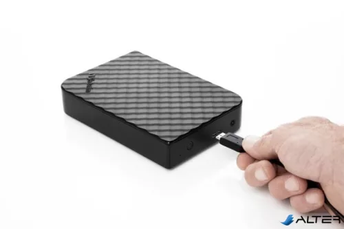 3,5" HDD (merevlemez), 4TB, USB 3.2 GEN 1, VERBATIM "Store n Save"