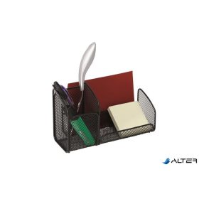 Asztali rendező, fémhálós, ALBA, fekete