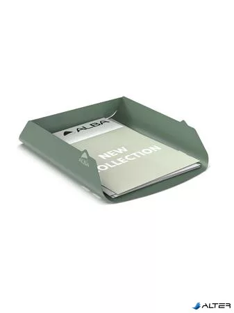 Irattálca, fém, ALBA, zöld