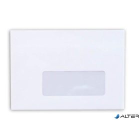 Boríték, LC6, öntapadó, jobb ablakos, VICTORIA PAPER