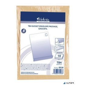   Redős-talpas tasak csomag, TB4, szilikonos, 50 mm talp, VICTORIA PAPER, barna gascofil