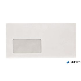 Boríték, LA4, szilikonos, bal ablakos, VICTORIA PAPER